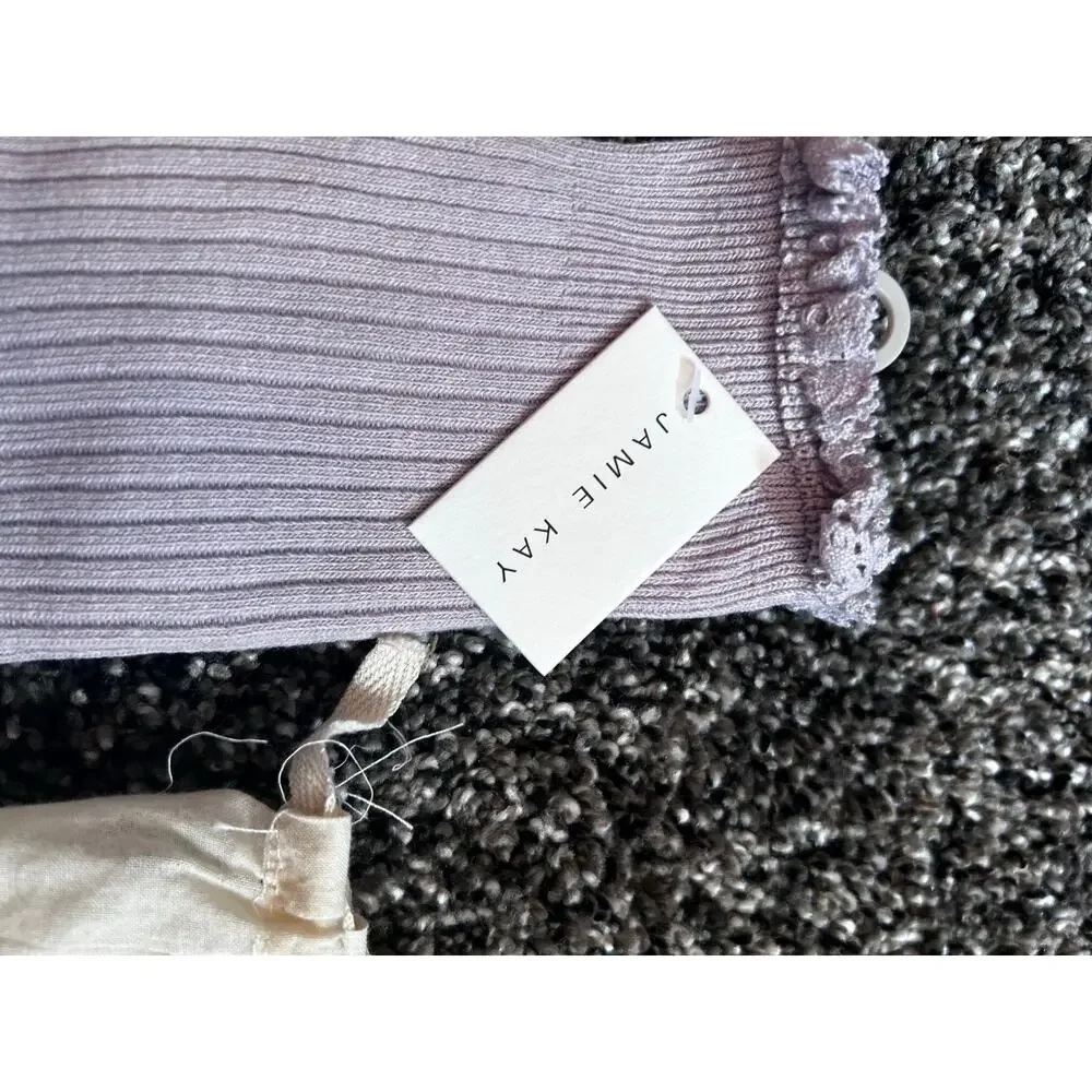 Jamie Kay frill socks 8-10 iris